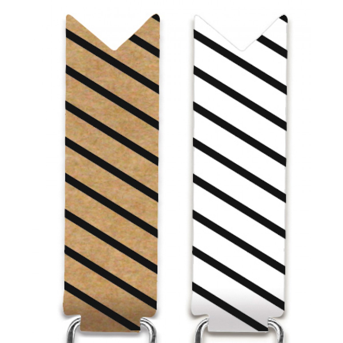 Paper Clips "Streifen" schwarz