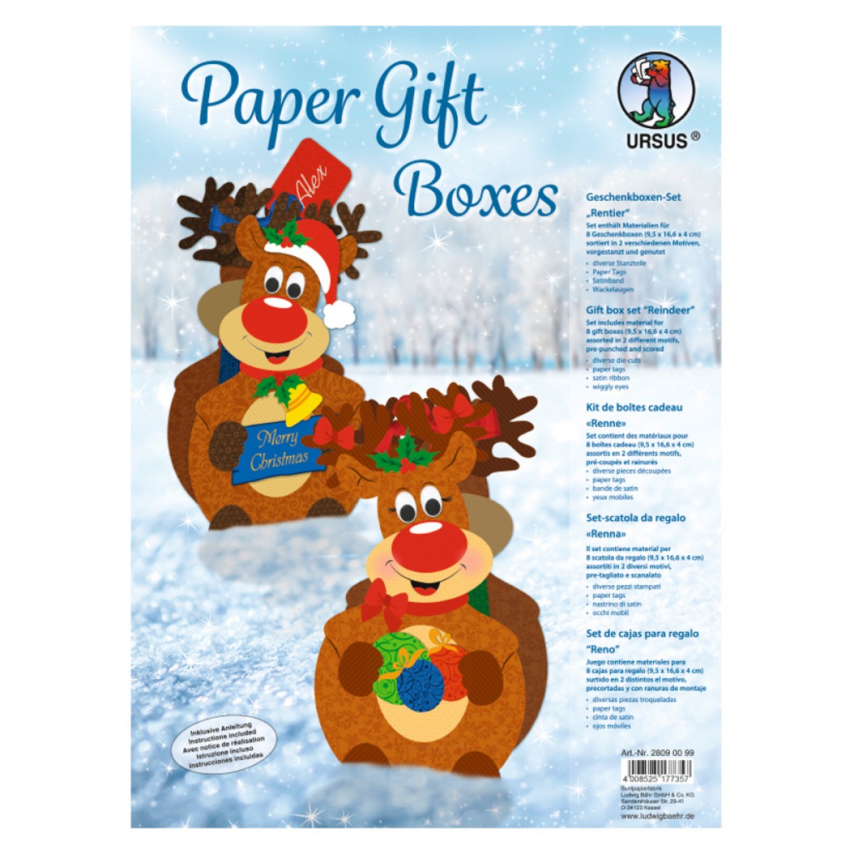 Paper Gift Boxes "Rentier"