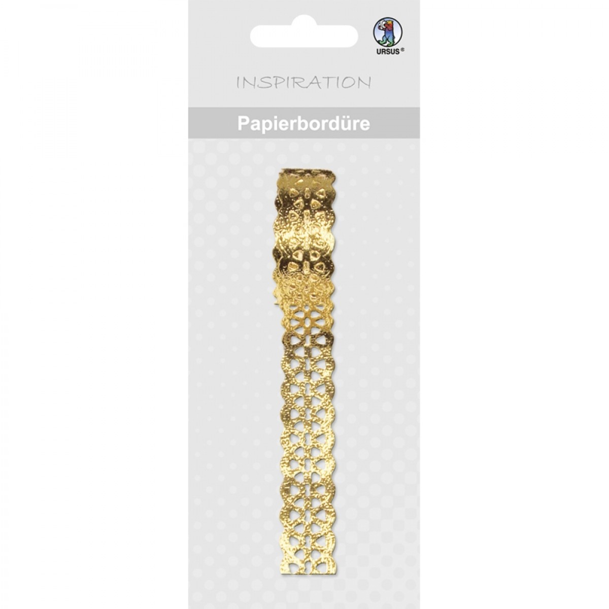 Papierbordüren 200 cm lang, Motiv 13 gold