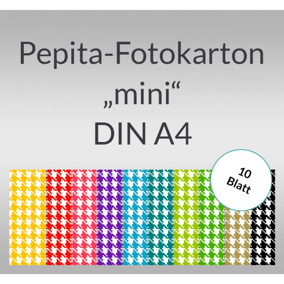 Pepita-Fotokarton "mini" DIN A4 - 10 Blatt