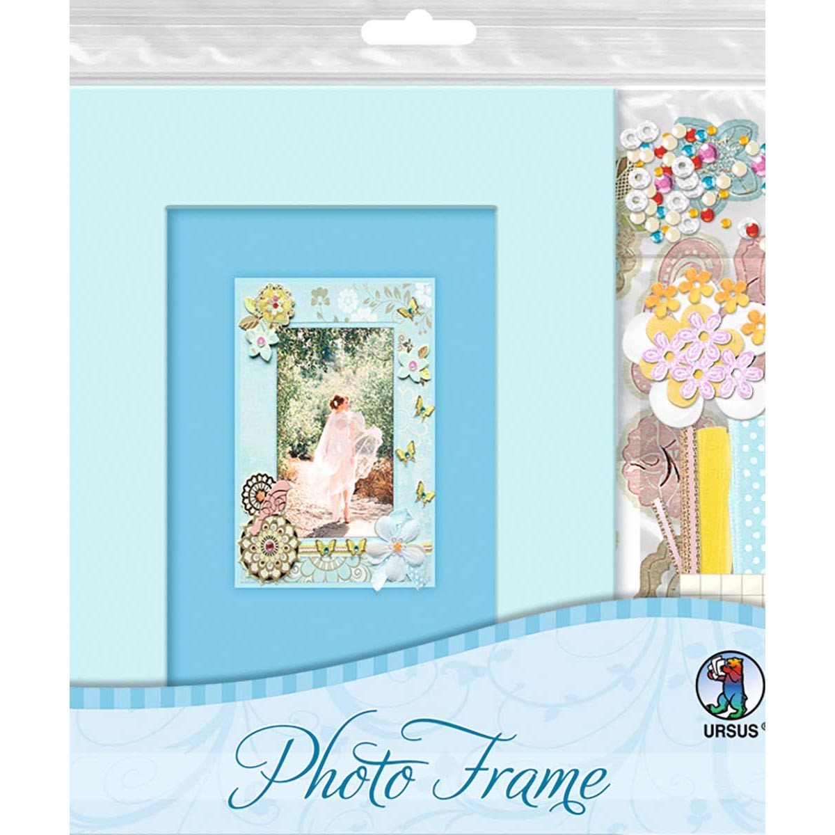 Photo Frame 10 x 15 cm, hellblau