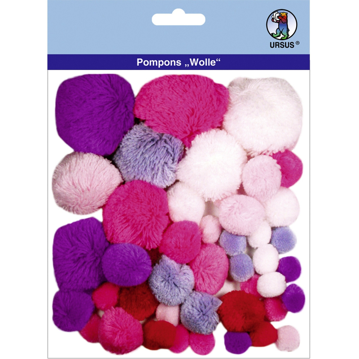 Pompons "Wolle" Mix 3