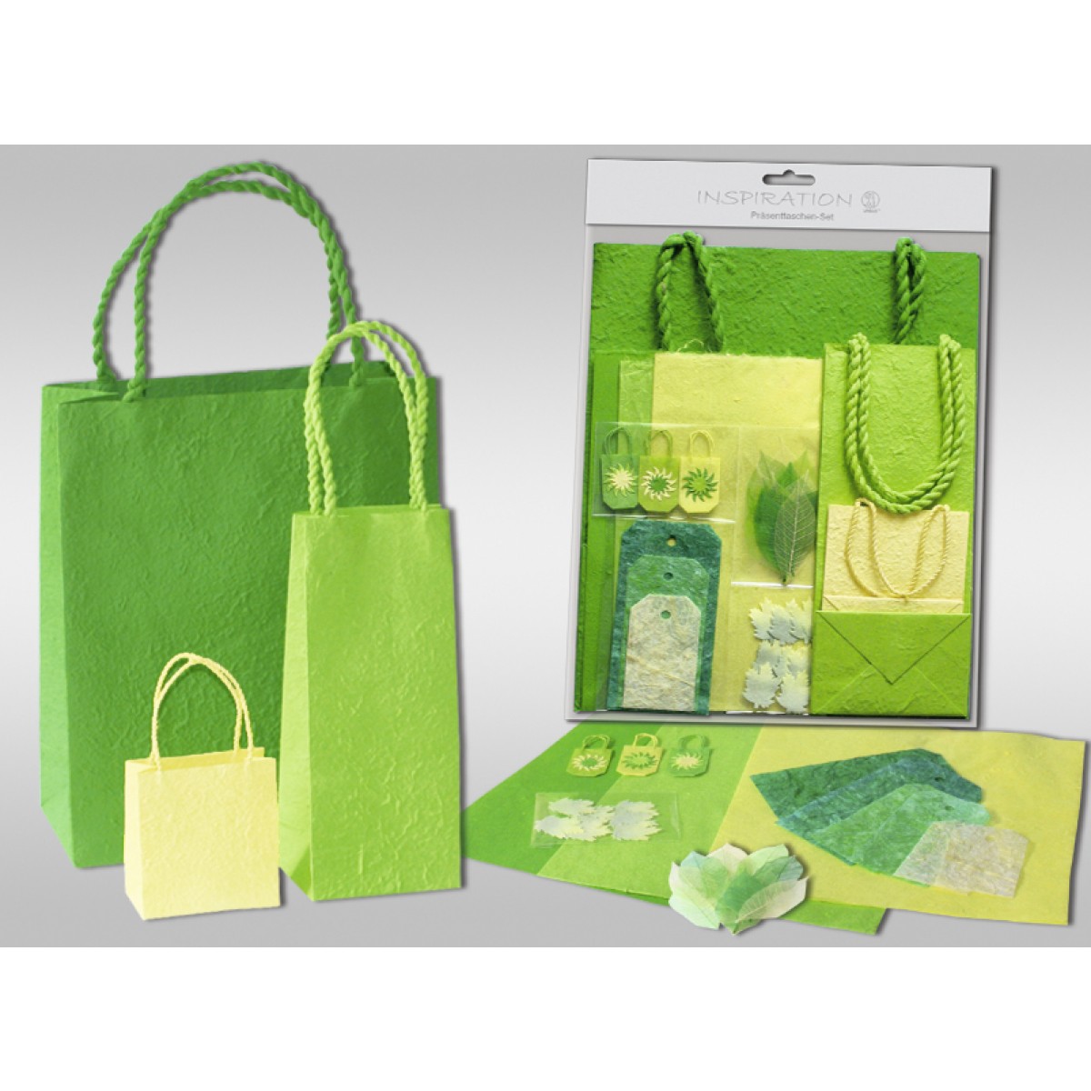 Präsenttaschen-Set "grün"
