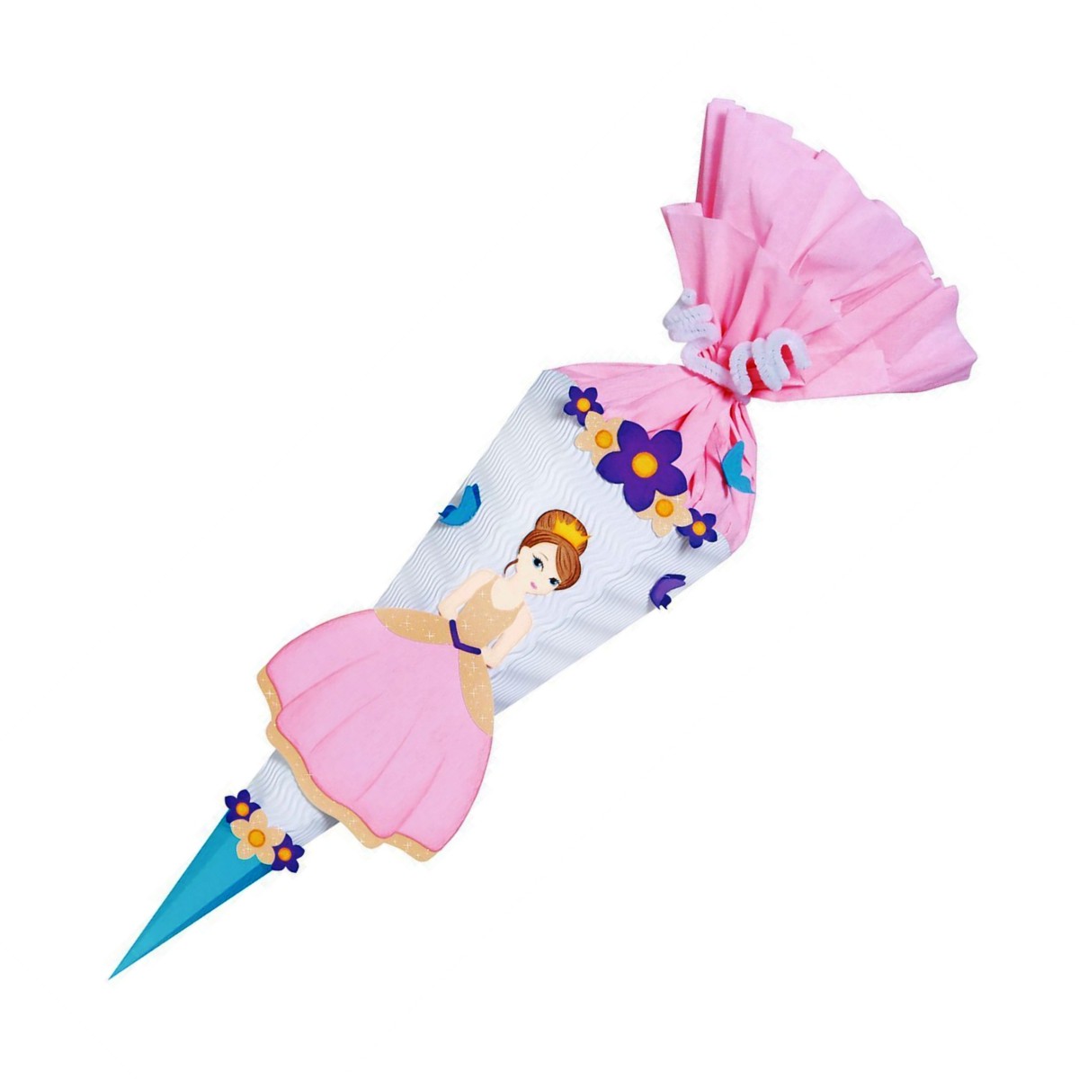 Schultüten-Bastelset "Prinzessin" mini