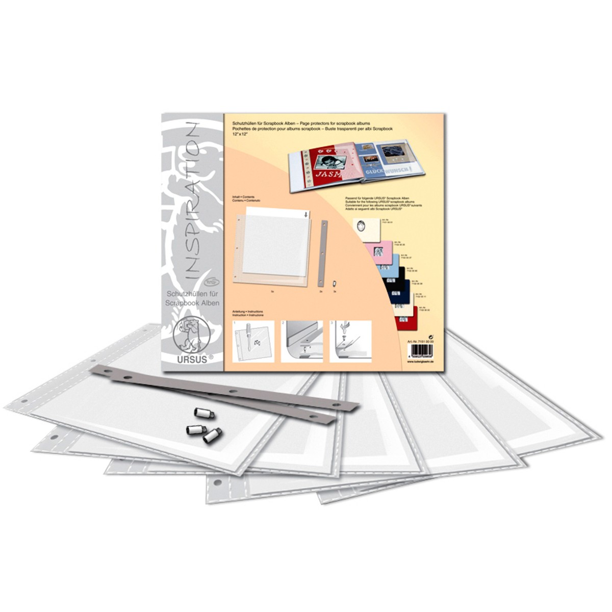 Schutzhüllen für Scrapbooking Alben - Nachfüllset