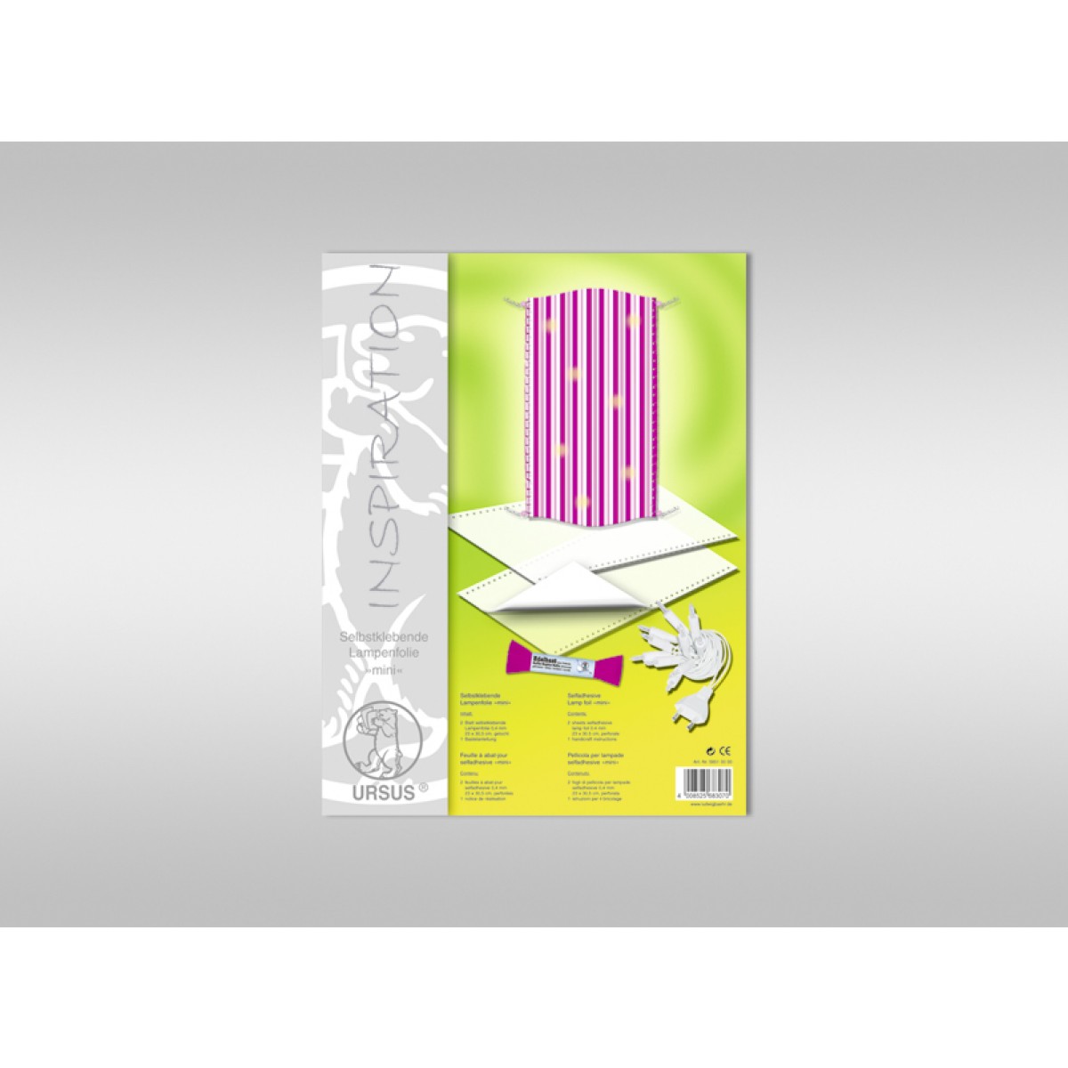 Selbstklebende Lampenfolie "mini" 0,4 mm