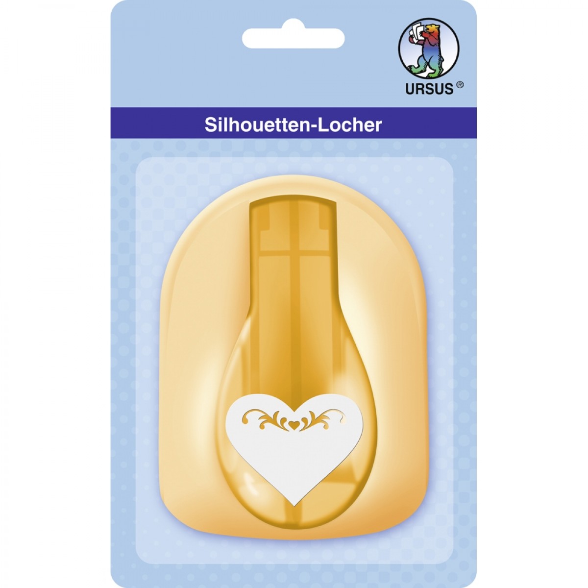 Silhouetten-Locher "groß" Tattoo Herz