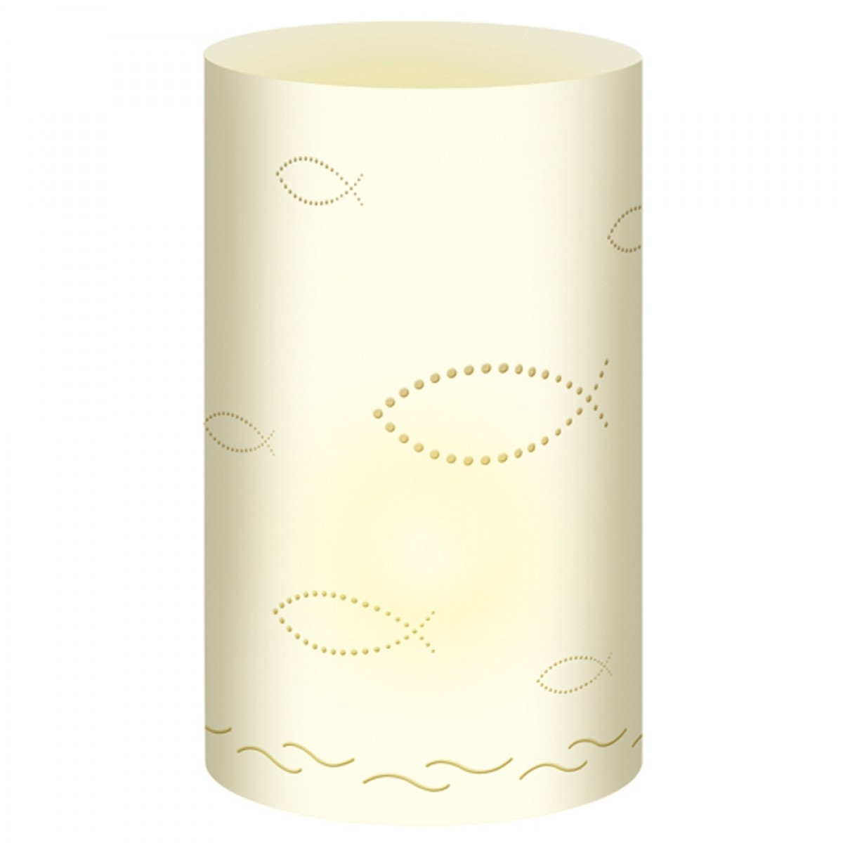 Silhouetten-Tischlichter "Filigrano" Fische creme - Motiv 22