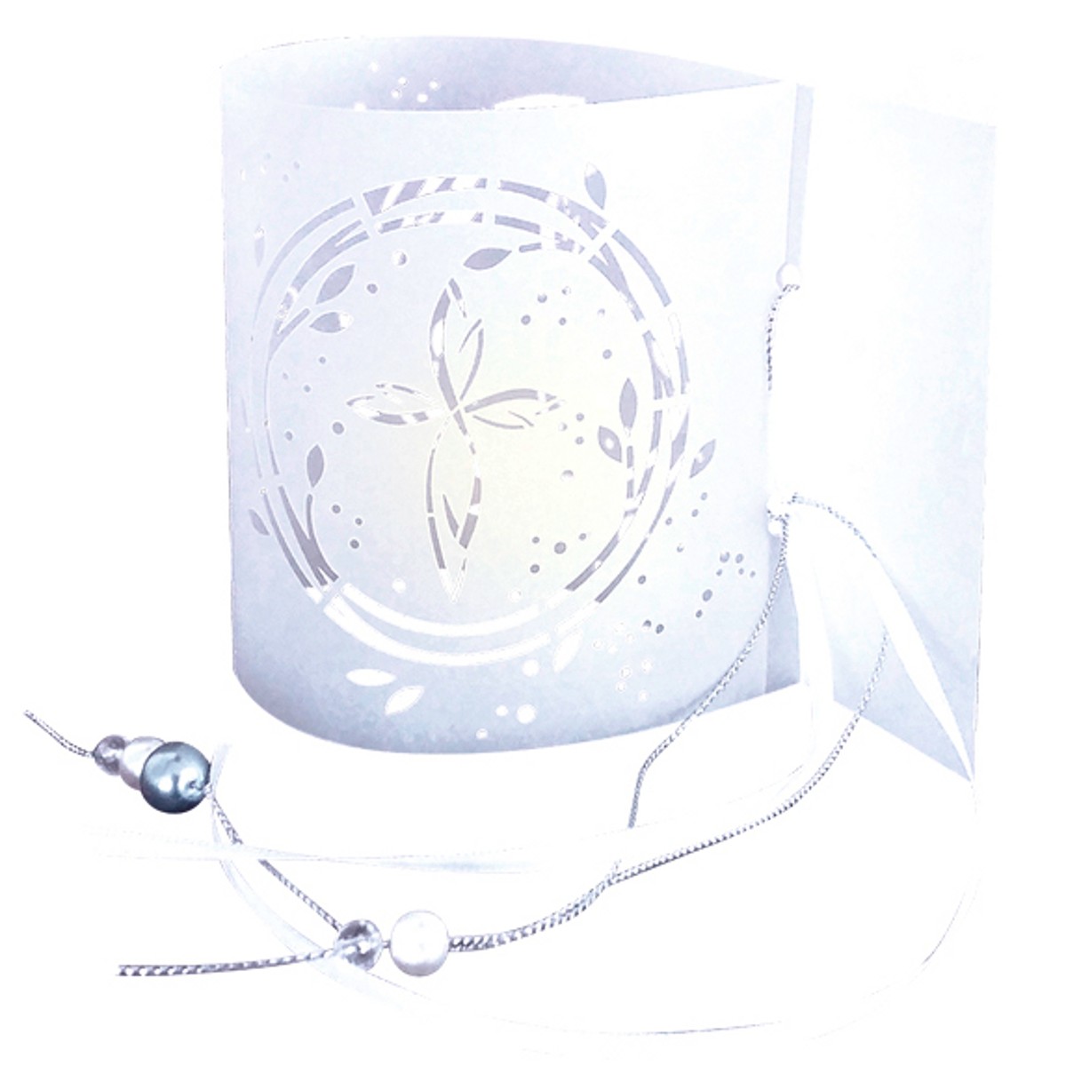 Silhouetten-Tischlichter "gelasert" Kreuz - Motiv 01F