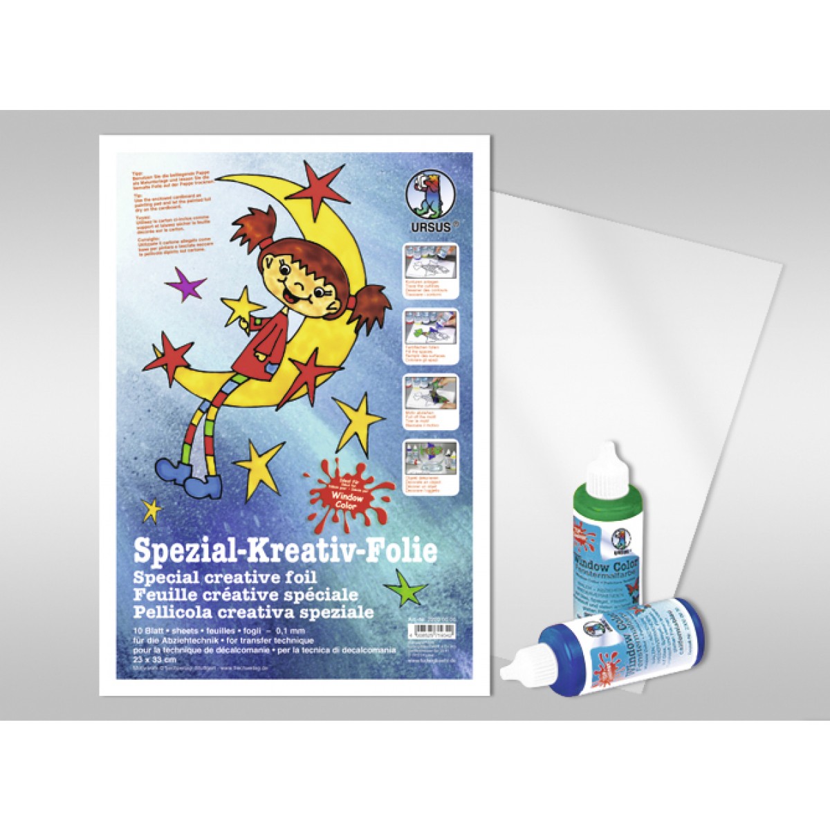 Spezial-Kreativ-Folie 50 x 70 cm - 5 Bogen