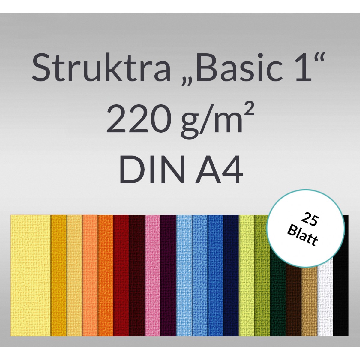 Struktura "Basic 1" DIN A4 - 25 Blatt