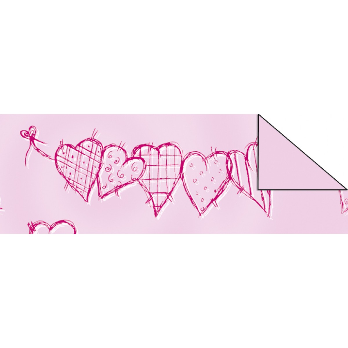 Tonkarton "Heartbeat" 220 g/qm 49,5 x 68 cm Sweetheart - 10 Bogen