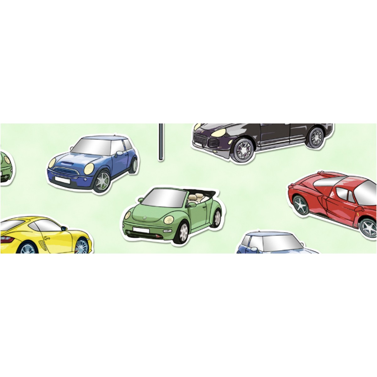Transparentpapier "Kinderland" DIN A4 Autos - 25 Blatt