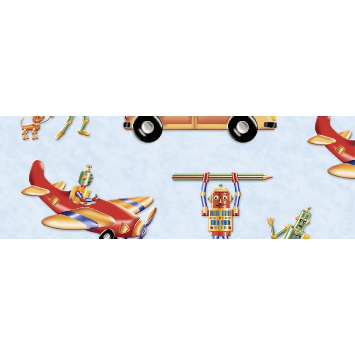 Transparentpapier "Kinderland" DIN A4 Roboter - 25 Blatt