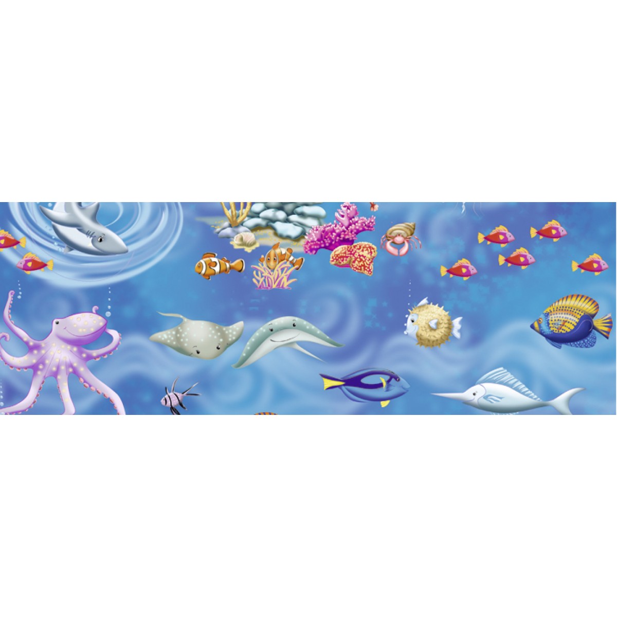 Transparentpapier "Kinderland" DIN A4 Unterwasserwelt - 25 Blatt