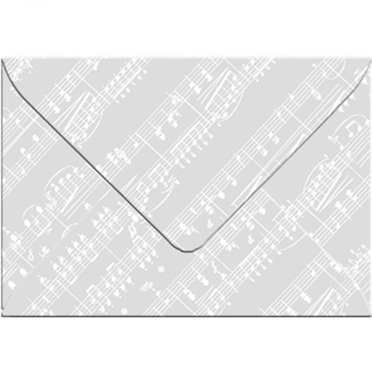 Transparentpapier-Kuverts "White Line" 115 g/qm Noten - 5 Stück
