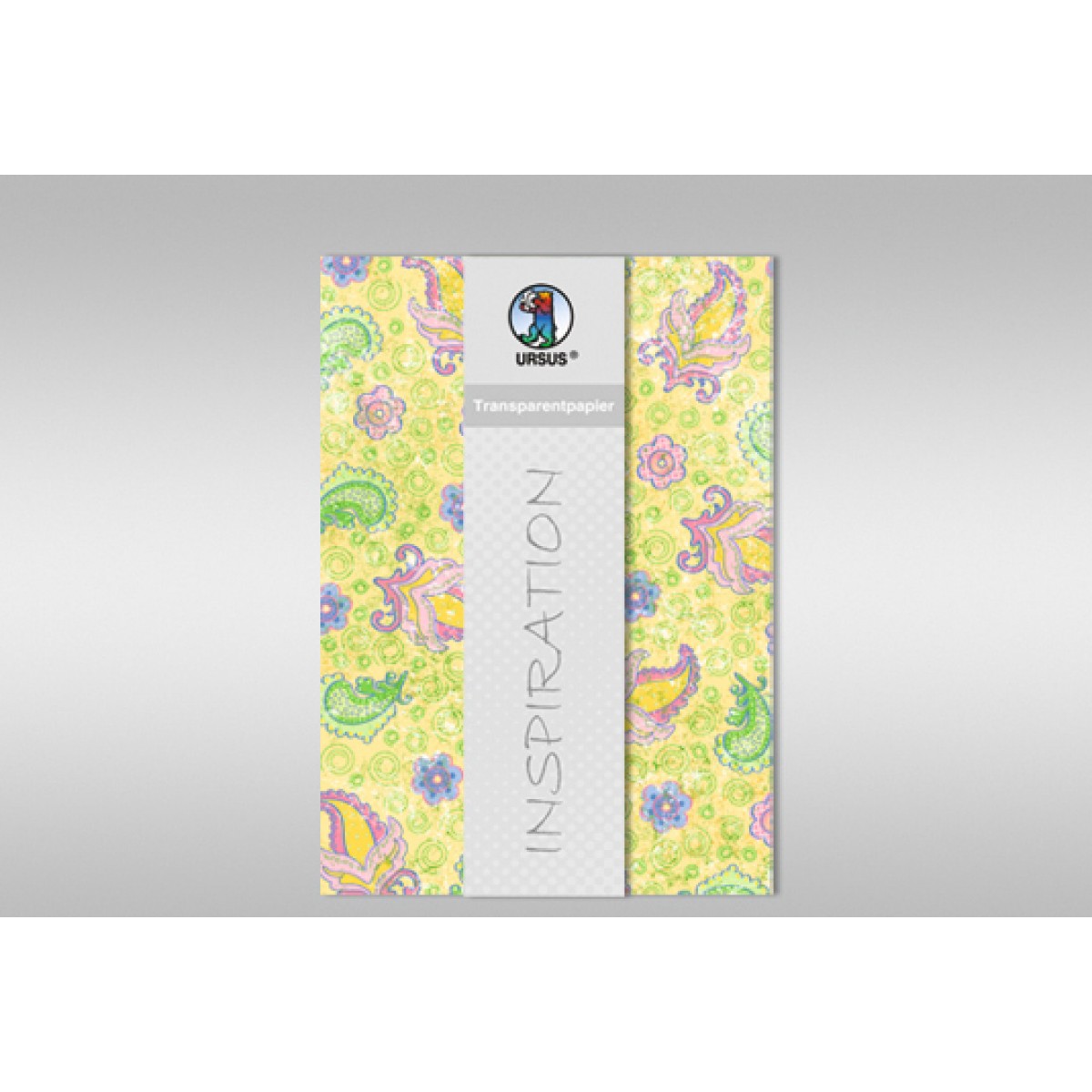 Transparentpapier "Paradiso" gelb DIN A4 - 5 Blatt