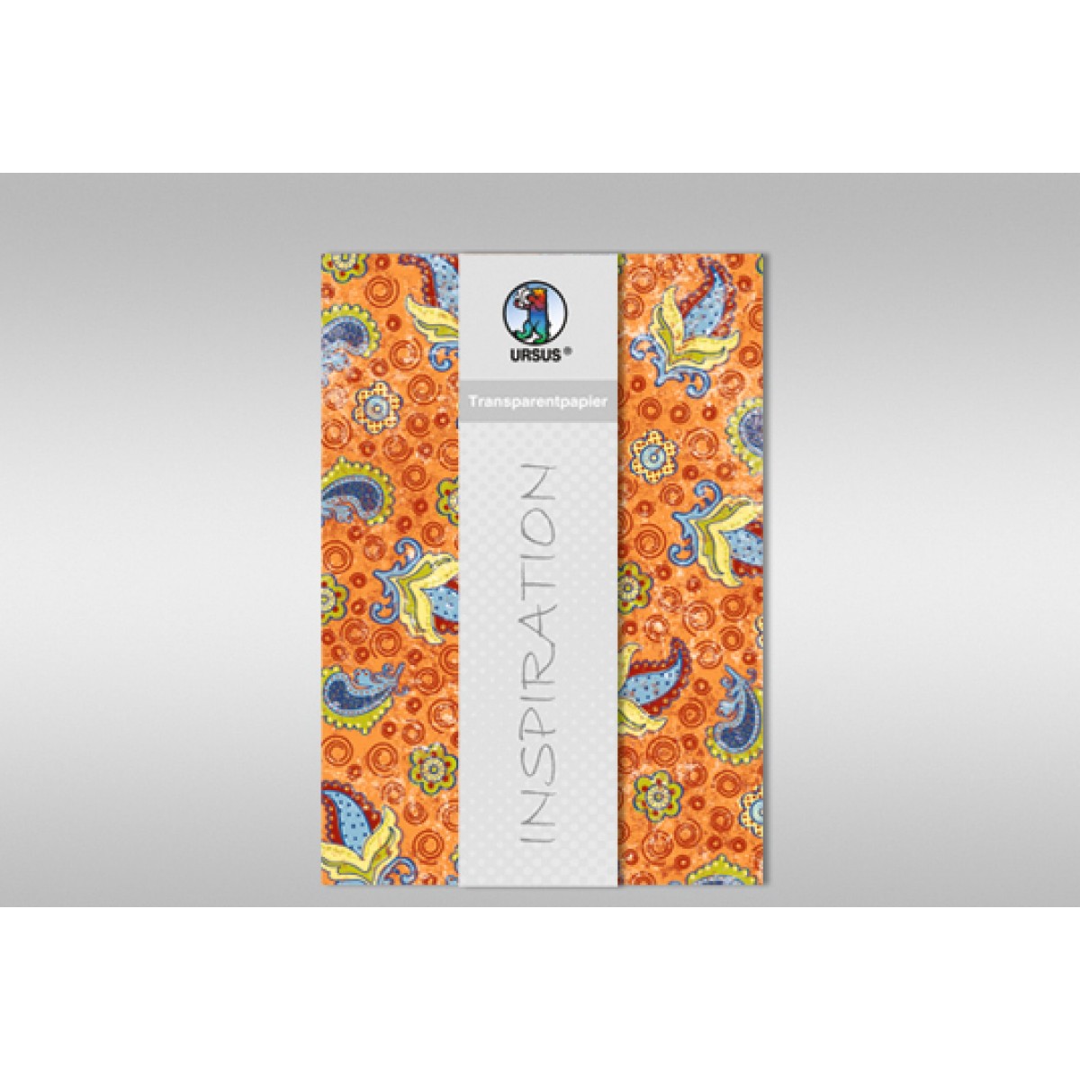 Transparentpapier "Paradiso" orange DIN A4 - 5 Blatt