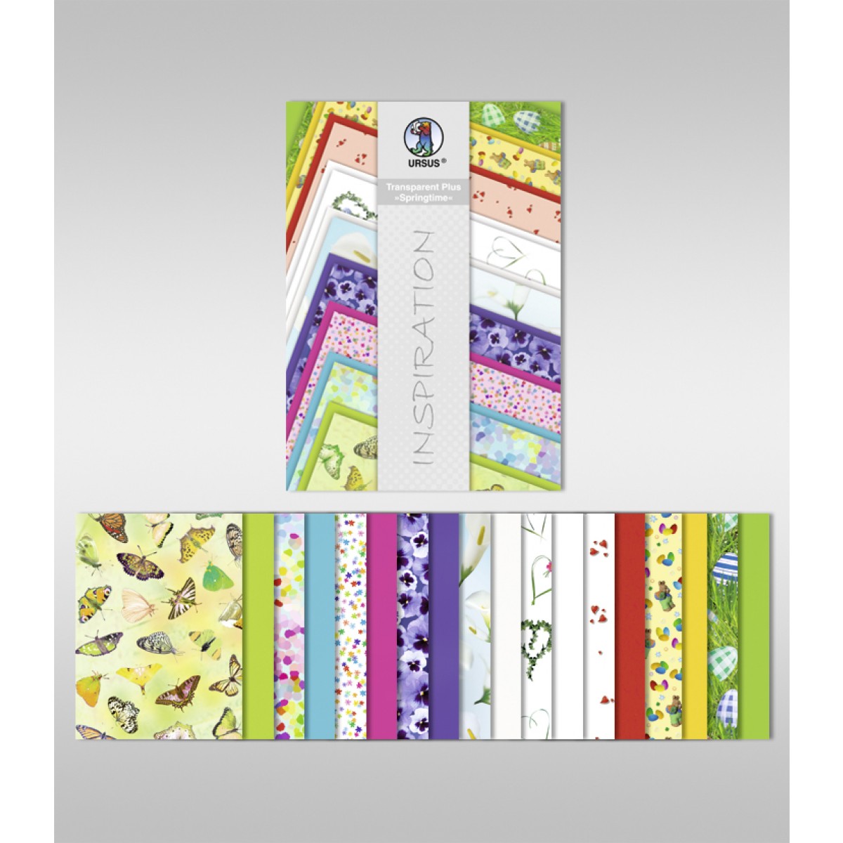 Transparentpapier Plus "Springtime" DIN A4 - 18 Blatt