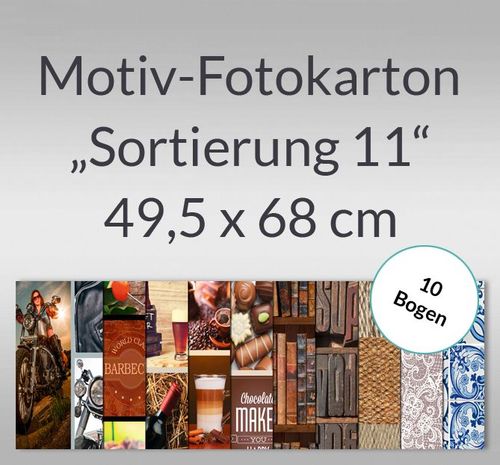 Motiv Fotokarton Gartenwichtel, 49,5 X 68 Cm, 10 Bogen, 19,99