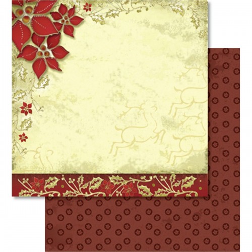 Florence • Cardstock Papier Textuur 30,5x30,5cm Multipack Kerst 24 Vellen 2928 202