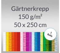 Gärtnerkrepp 150 g/qm (Floristenkrepp) 50 cm x 2,5 m - 1 Rolle