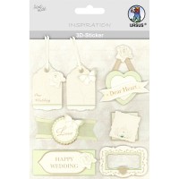 3D-Sticker "Hochzeit" Motiv 67