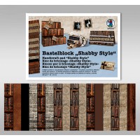 Bastelblock "Shabby Style" 24 x 34 cm - 16 Blatt