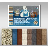 Bastelblock "Texturen" 24 x 34 cm - 16 Blatt