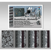 Bastelblock "Workshop" 24 x 34 cm - 18 Blatt