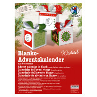 Blanko-Adventskalender "Wichtel" 300 g/m²