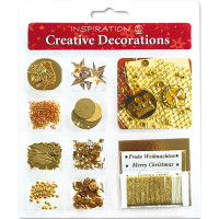Creative Decorations "Christmas" gold