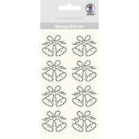 Design Sticker "Glocke" silber