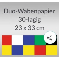 Duo-Wabenpapier 23 x 33 cm - 1 Blatt