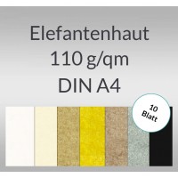 Elefantenhaut 110 g/qm DIN A4 - 10 Blatt