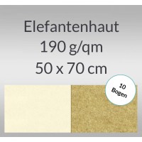 Elefantenhaut 190 g/qm 50 x 70 cm - 10 Bogen