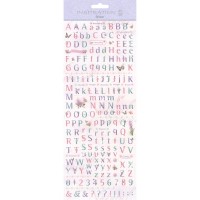 Flat Sticker "Letters" flieder