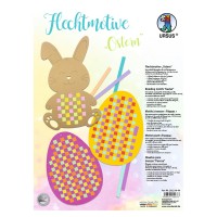 Flechtmotive "Ostern" 24 Hasen + 24 Ostereier