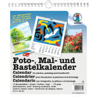 Foto-, Mal- und Bastelkalender weiß