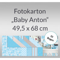 Fotokarton "Baby Anton" 49,5 x 68 cm - 10 Bogen