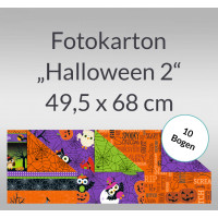 Fotokarton "Halloween 2" 49,5 x 68 cm - 10 Bogen