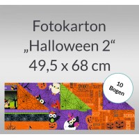 Fotokarton "Halloween 2" 49,5 x 68 cm - 10 Bogen