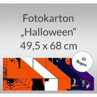 Fotokarton "Halloween" 49,5 x 68 cm - 10 Bogen