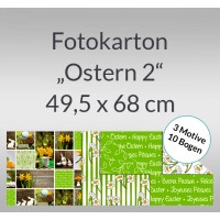 Fotokarton "Ostern 2" 49,5 x 68 cm - 10 Bogen sortiert