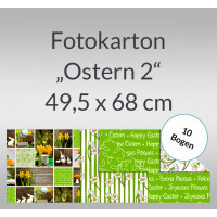 Fotokarton "Ostern 2" 49,5 x 68 cm - 10 Bogen