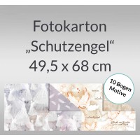 Fotokarton "Schutzengel" 49,5 x 68 cm - 10 Bogen sortiert