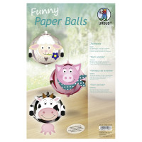 Funny Paper Balls "Farmtiere"