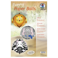 Funny Paper Balls "Wildtiere"