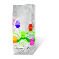 Geschenk-Bodenbeutel "Frohe Ostern" 14,5 x 23,5 cm - 10 Stück