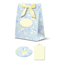 Geschenkbox "Celina" Baby hellblau